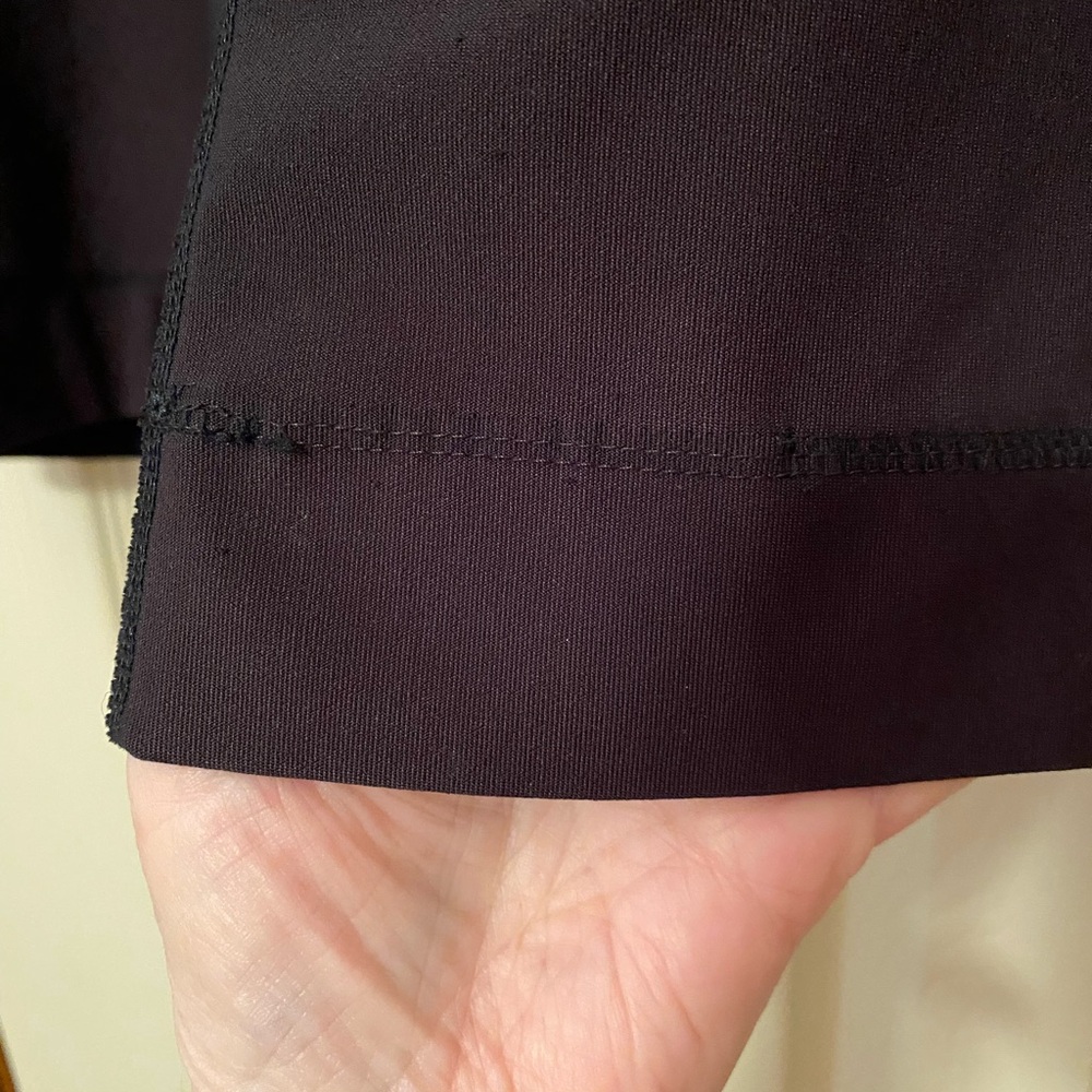 Nike Dry Fit Womens XL Stretch Knee Length Athletic Pants Black - Picture 6 of 7